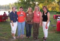 (l to r) Melanie Rapp, ?, Terri Wetherell Howell, Nancy Triplett Wroten, Barbara Davis Kidd

Photo courtesy of Lana Meell