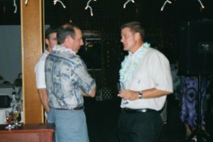 (l to r)
Al Norman (Lori Nelson Norman's husband) & David Wallace

Photo courtesy of Lana Meell